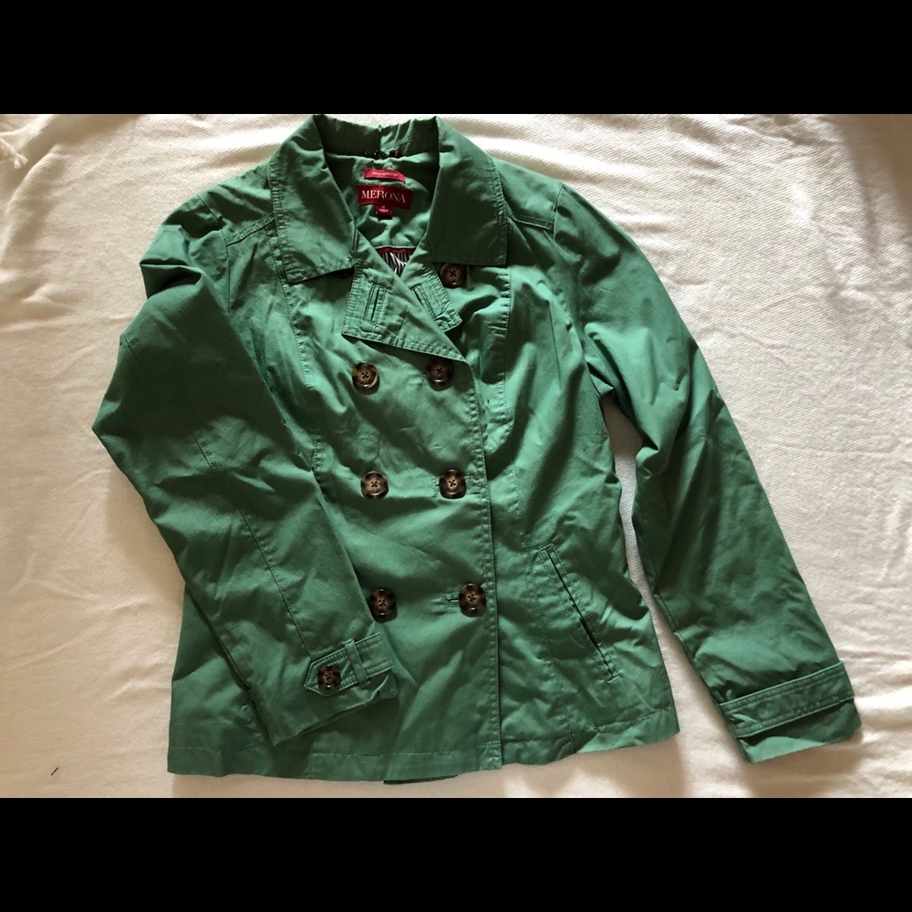 green Merona spring jacket
